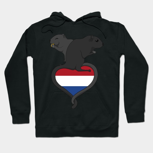 Gerbil Netherlands (dark) Hoodie by RampArt